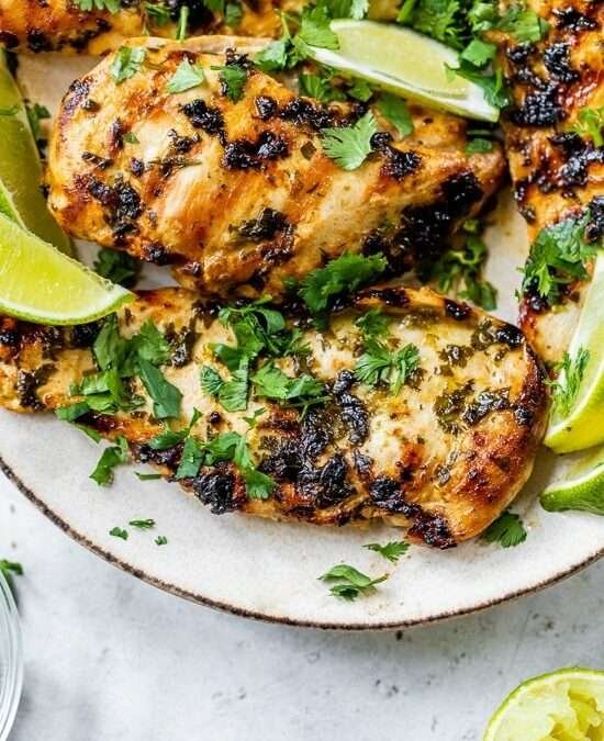 Cilantro Lime Chicken Breast (Grilled or Air Fryer)