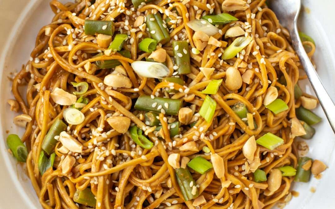 Peanut and Sesame Noodles (in 15 minutes!)