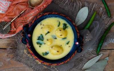 Bhaat Na Rasawala Muthia Dhokla Recipe