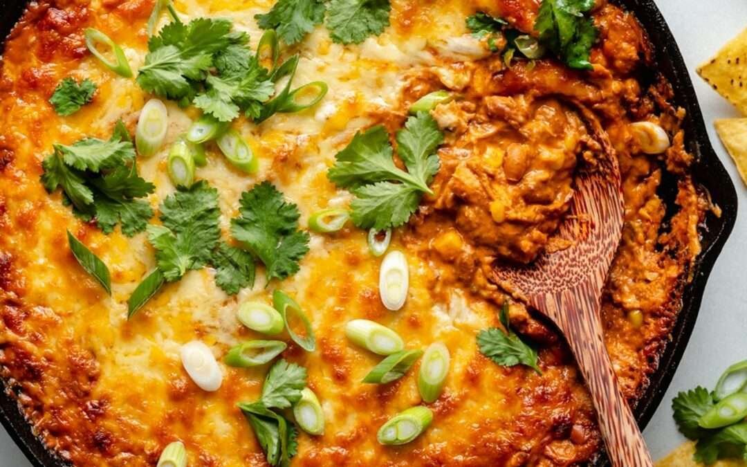 Chicken Enchilada Bean Dip | Ambitious Kitchen