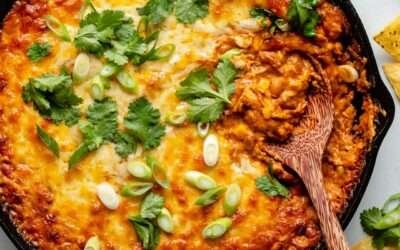 Chicken Enchilada Bean Dip | Ambitious Kitchen