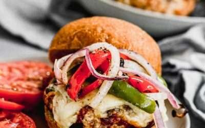 Italian Turkey Burgers {Best Turkey Burger Recipe!}