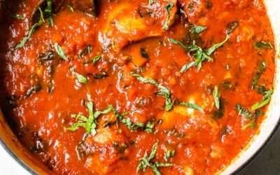 Chicken Cacciatore (Italian Rustic Chicken with Tomatoes)