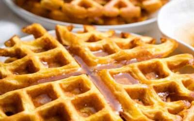 Healthy Cottage Cheese Waffles (Flourless and GF)