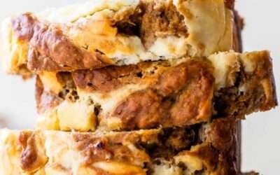 Cream Cheese Banana Bread {Moist and Tangy}