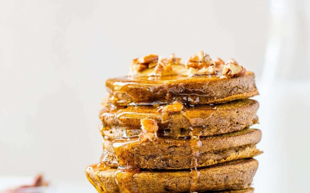 Buckwheat Pumpkin Pancakes {EASY in the Blender!}