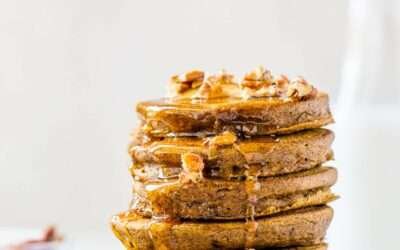 Buckwheat Pumpkin Pancakes {EASY in the Blender!}