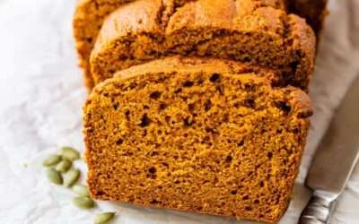 Healthy Pumpkin Bread {No Sugar + Whole Wheat Flour}