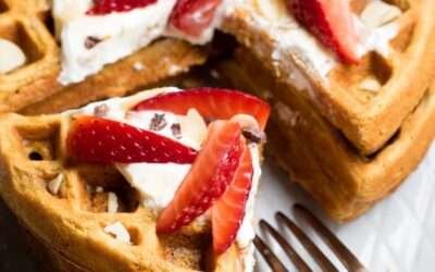Healthy Waffles Recipe (with Greek Yogurt)