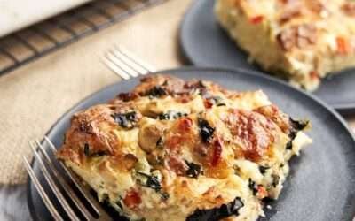 Vegetarian Breakfast Casserole – Make Ahead