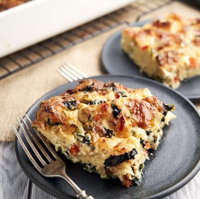 Vegetarian Breakfast Casserole – Make Ahead