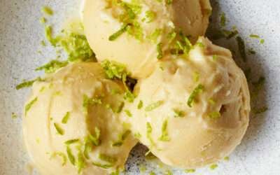 Pineapple & lime sorbet