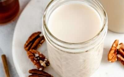 Homemade Salted Maple Pecan Milk