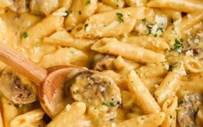 Cheesy Sausage Pasta (one pot)