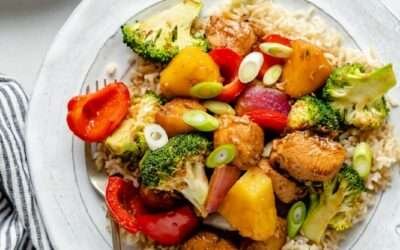 Sweet and Sour Pineapple Chicken Stir Fry