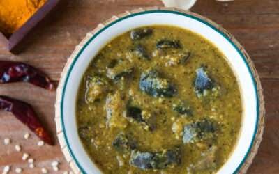 Kathirikai Rasavangi Recipe – Eggplant is a Tangy Coconut Gravy by Archana’s Kitchen