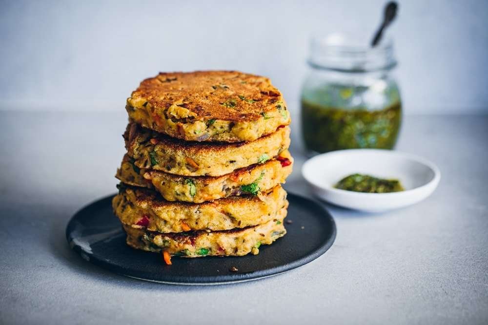 Crispy Semolina Veggie Pancakes – Cook Republic