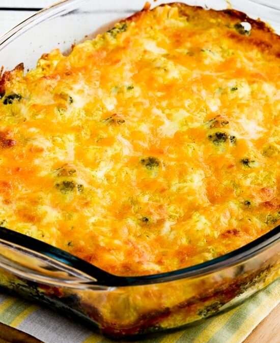 Cheesy Chicken Broccoli Curry Casserole (Video)