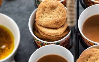 Achari Mathri (Air Fryer or Oven Baked)