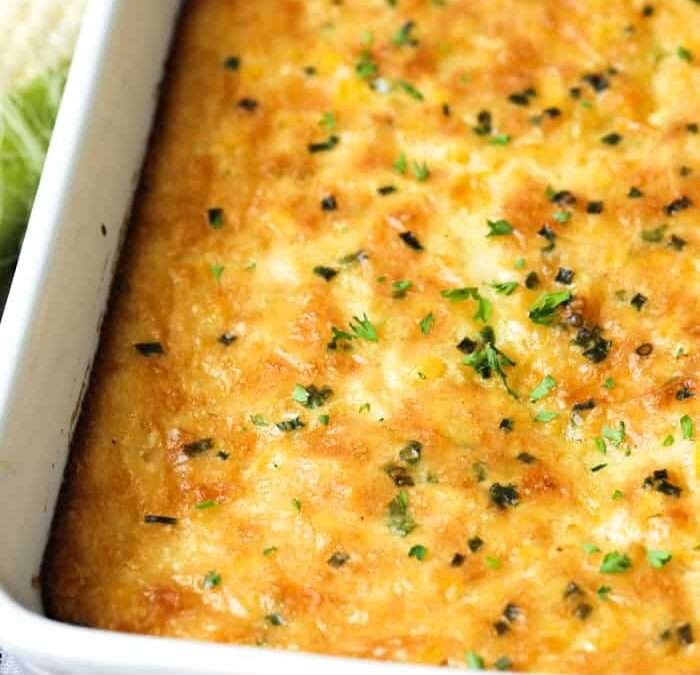 Easy Homemade Corn Pudding {Classic Comfort Dish}