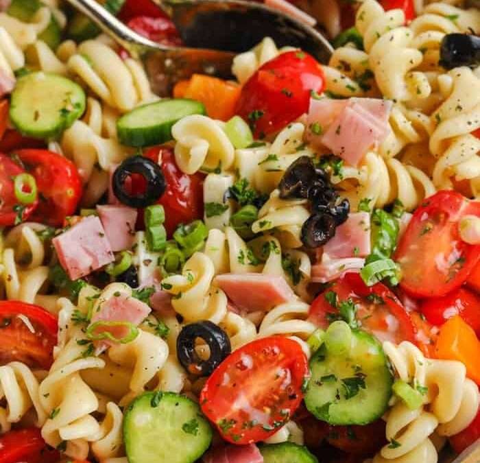 Easy Pasta Salad Recipe – Spend With Pennies