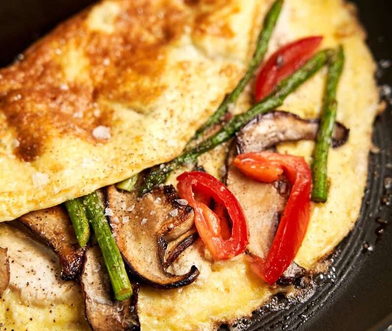 Chicken Omelette – Use Up Leftover Chicken