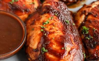 Baked BBQ Chicken Breasts (3 Ingredients)