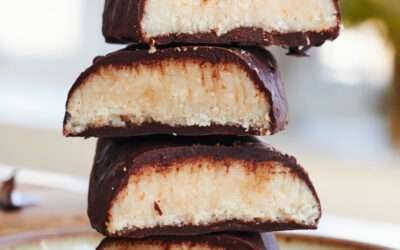 Dark chocolate coconut bites