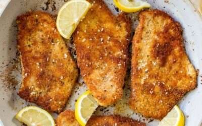 Turkey Cutlets with Parmesan Crust