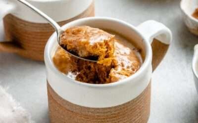 Vegan Pumpkin Mug Cake | Ambitious Kitchen