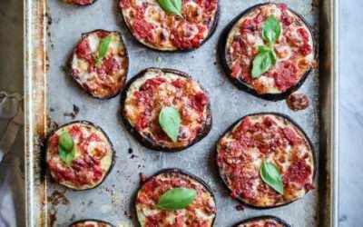 Julia Child’s Eggplant Pizza Bites