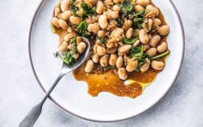Spinach Garlic Butter Beans – Cook Republic