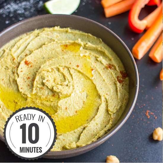 Avocado Hummus – Divine Dip Duo!
