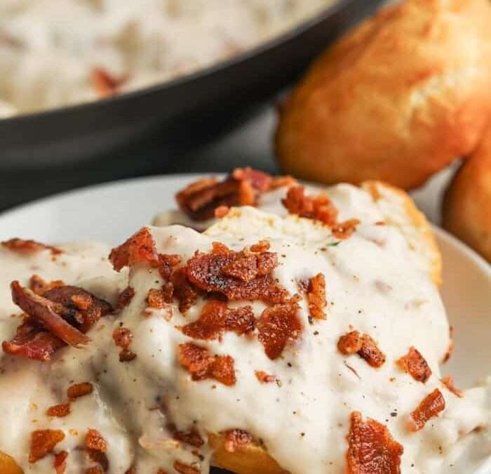 Creamy Bacon Gravy (easy to make)