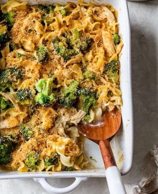 Chicken and Broccoli Noodle Casserole