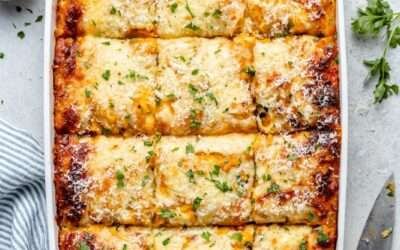 Cozy Butternut Squash Lasagna with Roasted Veggies