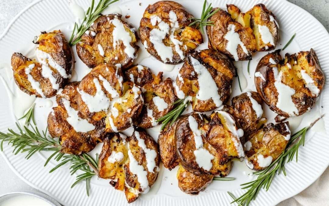 The Best Crispy Smashed Potatoes