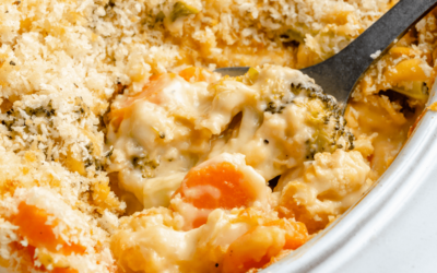 Cheddar Broccoli Cauliflower Gratin | Ambitious Kitchen