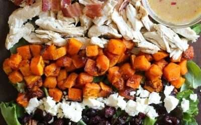 Leftover Turkey Harvest Cobb Salad