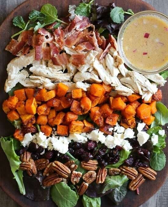 Leftover Turkey Harvest Cobb Salad