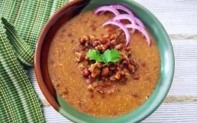 Perum Payaru Theeyal Recipe (Kerala Style Black Eyed Bean Curry) by Archana’s Kitchen