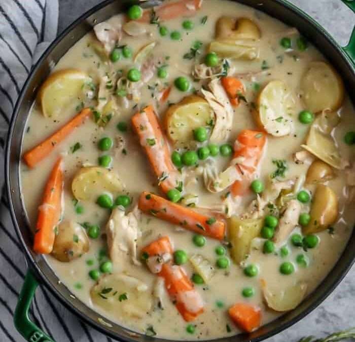 Hearty Turkey Stew (with leftover turkey)