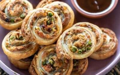 Shahi Samosa Pinwheels – Cook With Manali