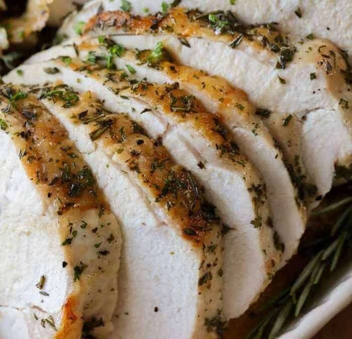 Herb Roasted Turkey Breast Recipe {Easy Recipe}