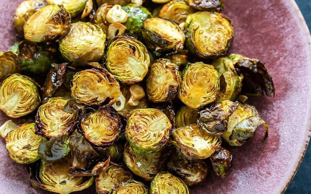 Sweet & Spicy Air Fryer Brussel Sprouts