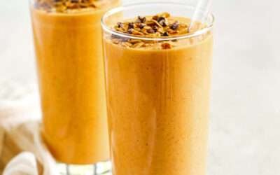Healthy Pumpkin Spice Smoothie – Eat Yourself Skinny