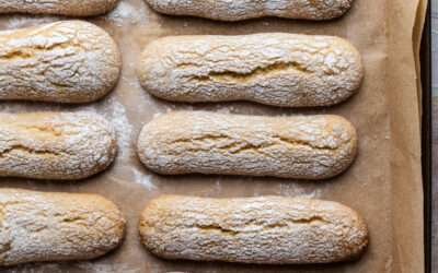 Vegan lady fingers (gluten free option)