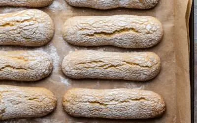 Vegan lady fingers (gluten free option)