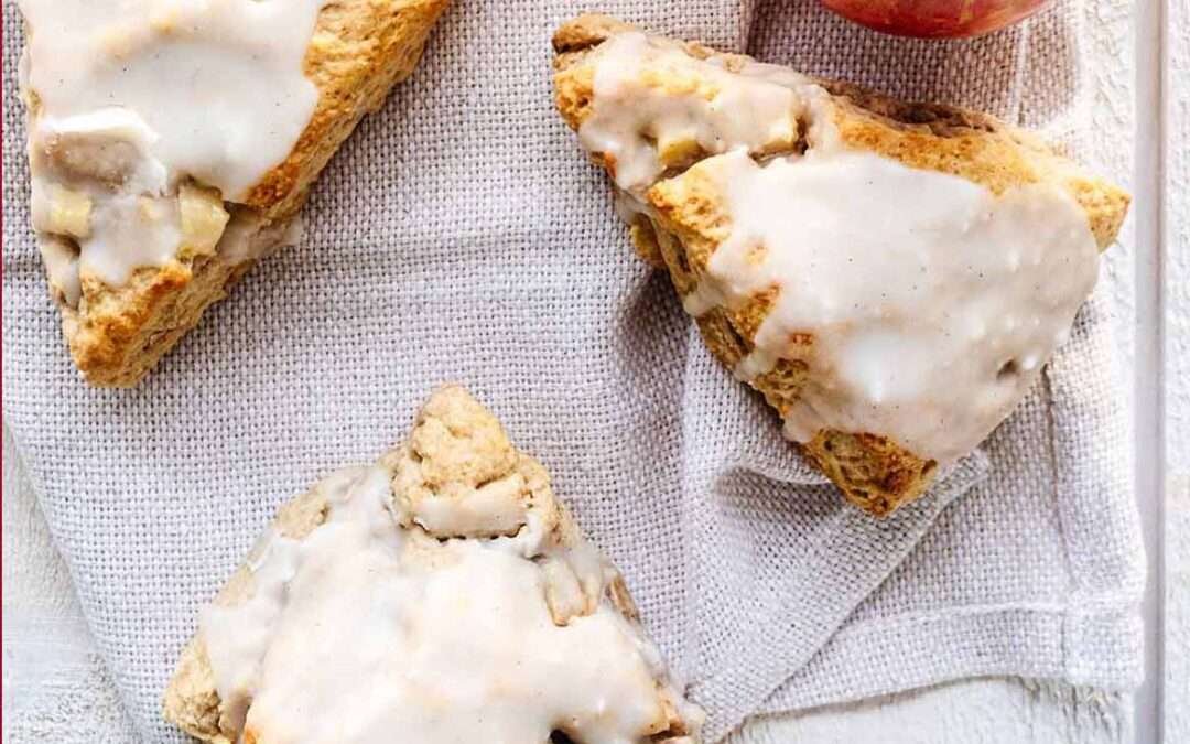 Apple Scones (Quick, Easy 5 Ingredient Recipe)