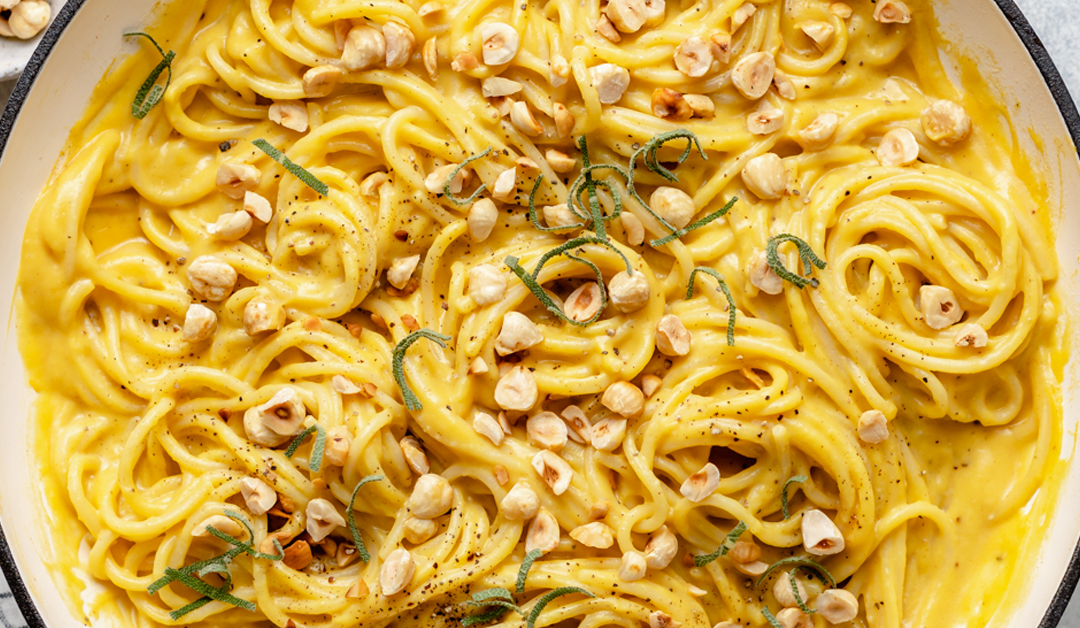 Brown Butter Acorn Squash Pasta